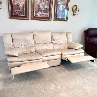 Wall Hugger Double Reclining Couch