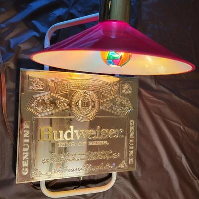 VINTAGE BUDWEISER WALL PLAQUE LIGHT