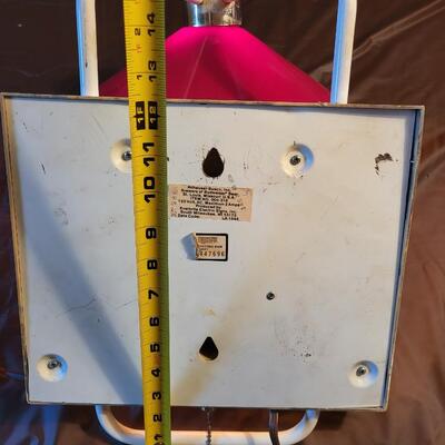 VINTAGE BUDWEISER WALL PLAQUE LIGHT