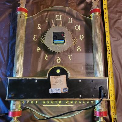 BUDWEISER CLOCK LIGHT