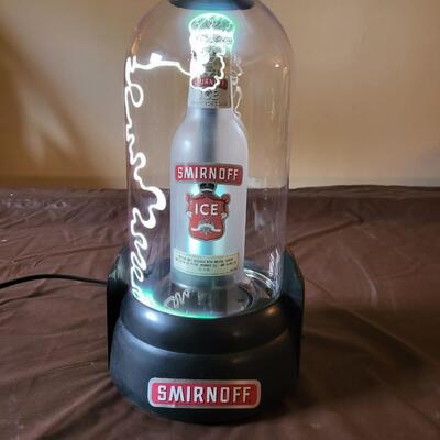AMAZING PLASMA SMIRNOFF ELECTRIC TABLE LIGHT