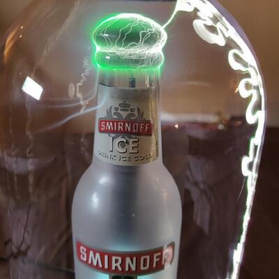 AMAZING PLASMA SMIRNOFF ELECTRIC TABLE LIGHT