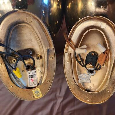 VINTAGE BUDWEISER GLOBE STYLE COLLECTABLE WALL LIGHTS