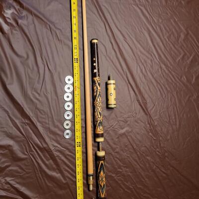 NATIVE ART CUSTOM POOL STICK