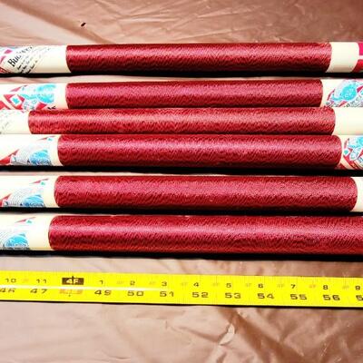 BUDWEISER SET OF 6 RED, WHITE & BLUE POOL STICKS