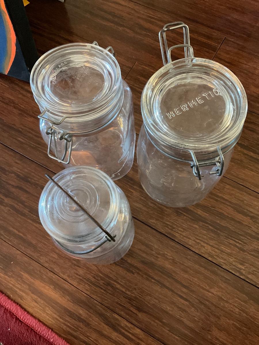 Canning jars set of 3