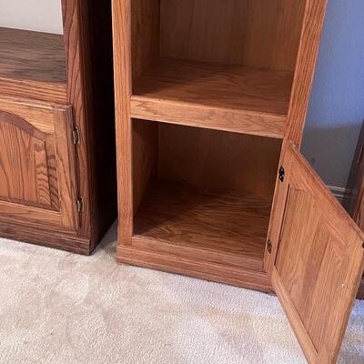 3 Piece Adjustable Entertainment Center ~ Solid Wood