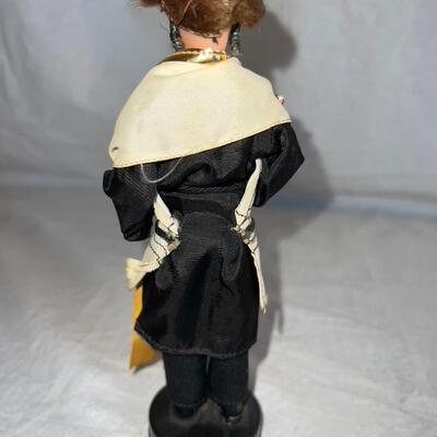 Vintage Jewish Rabbi Shabbat Figure Doll Handmade Israel Folk Art