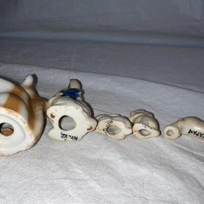 Antique Porcelain Japanese Made Figures