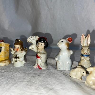 Antique Porcelain Japanese Made Figures