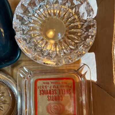 Huge Vintage Ash Tray Lot w/ Smoke Grabber