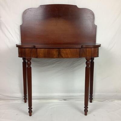 819  Antique Mahogany Game Table