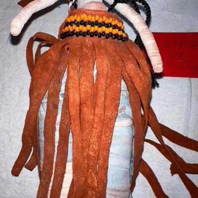 Vintage Handmade African Doll