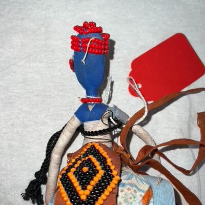 Vintage Handmade African Doll