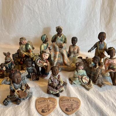 Signed Sarah's Attic Huge Lot Of Figures