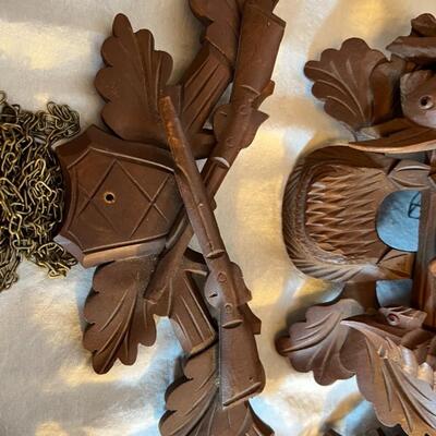 2 Antique German Cuckoo Clocks