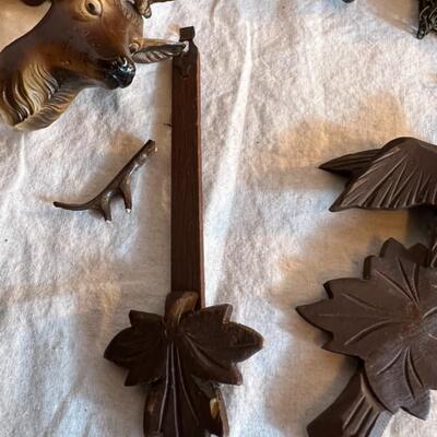 2 Antique German Cuckoo Clocks