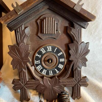 2 Antique German Cuckoo Clocks