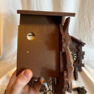 2 Antique German Cuckoo Clocks