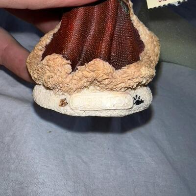Boyd's Bears Ceramic Christmas Santa Decoration In Box