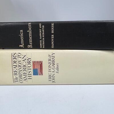Lot of Collectible History Books America Remembers, American History, Problems of Democracy, Queen Elizabeth, & More