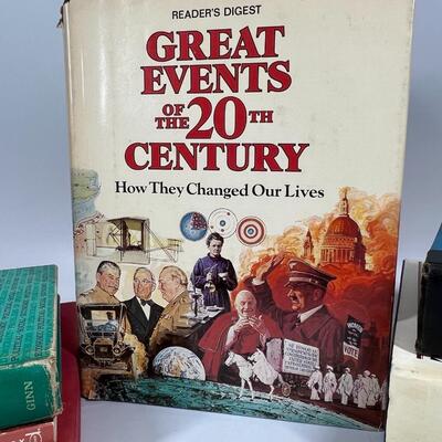 Lot of Collectible History Books America Remembers, American History, Problems of Democracy, Queen Elizabeth, & More
