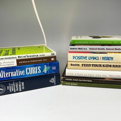 Lot of Healthy Lifestyle Books Alternative Cures Natural Health
