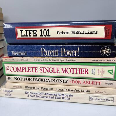 Large Mixed Lot of Self-Help Books