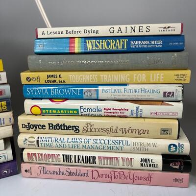 Large Mixed Lot of Self-Help Books