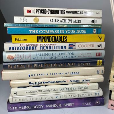 Large Mixed Lot of Self-Help Books