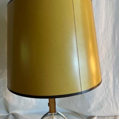 Vintage Horse Lamp w/Stirrup and Wood Base