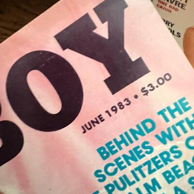 Huge Lot of Old Playboys