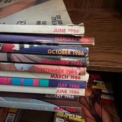 Huge Lot of Old Playboys
