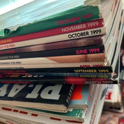 Huge Lot of Old Playboys