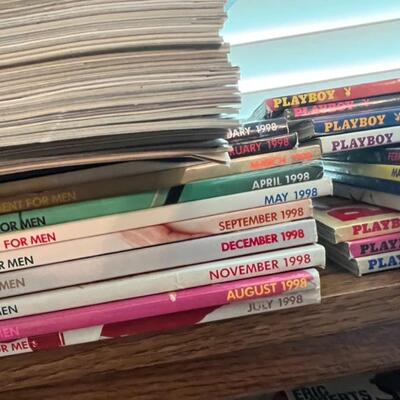 Huge Lot of Old Playboys