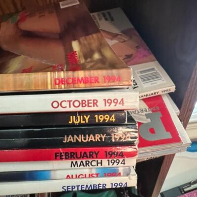 Huge Lot of Old Playboys