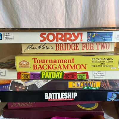 Huge Lot of Vintage Board Games