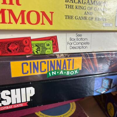 Huge Lot of Vintage Board Games