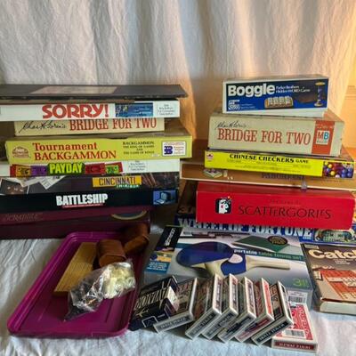 Huge Lot of Vintage Board Games