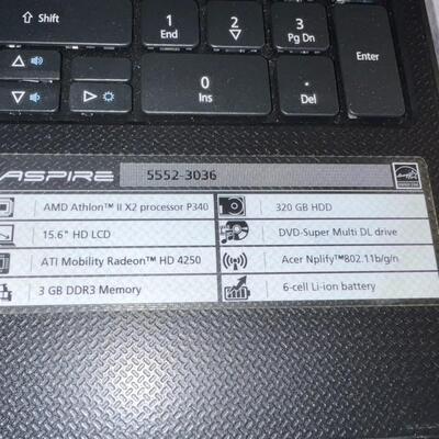 Acer Laptop Computer