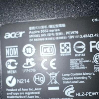 Acer Laptop Computer