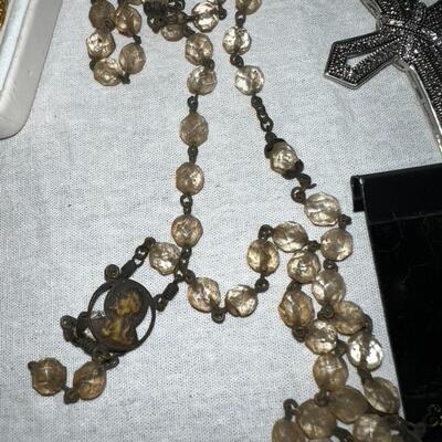 Jewelry Lot Pendants and Religious