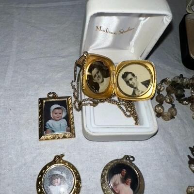 Jewelry Lot Pendants and Religious