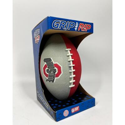 Grip and Rip Ohio State University Small Football Toy