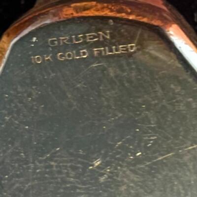 Antique Woman's Gruen Watch In Case