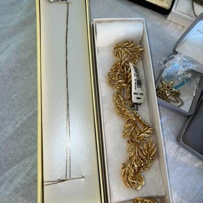 Costume Jewelry/ Charm Bracelets In Boxes