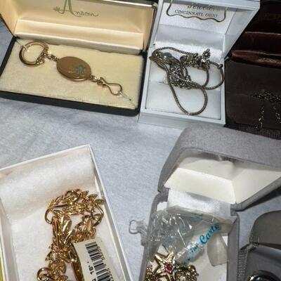Costume Jewelry/ Charm Bracelets In Boxes