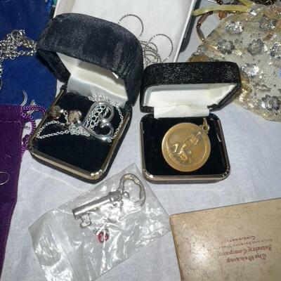 Costume Jewelry/ Charm Bracelets In Boxes
