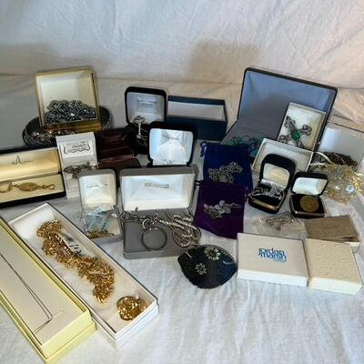 Costume Jewelry/ Charm Bracelets In Boxes