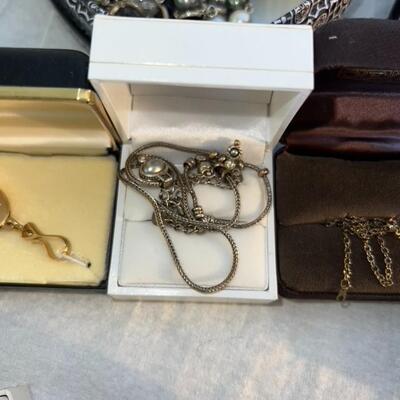 Costume Jewelry/ Charm Bracelets In Boxes